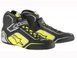 Alpinestars Tech 1 T Shoes 155 Black Yellow Flourescent